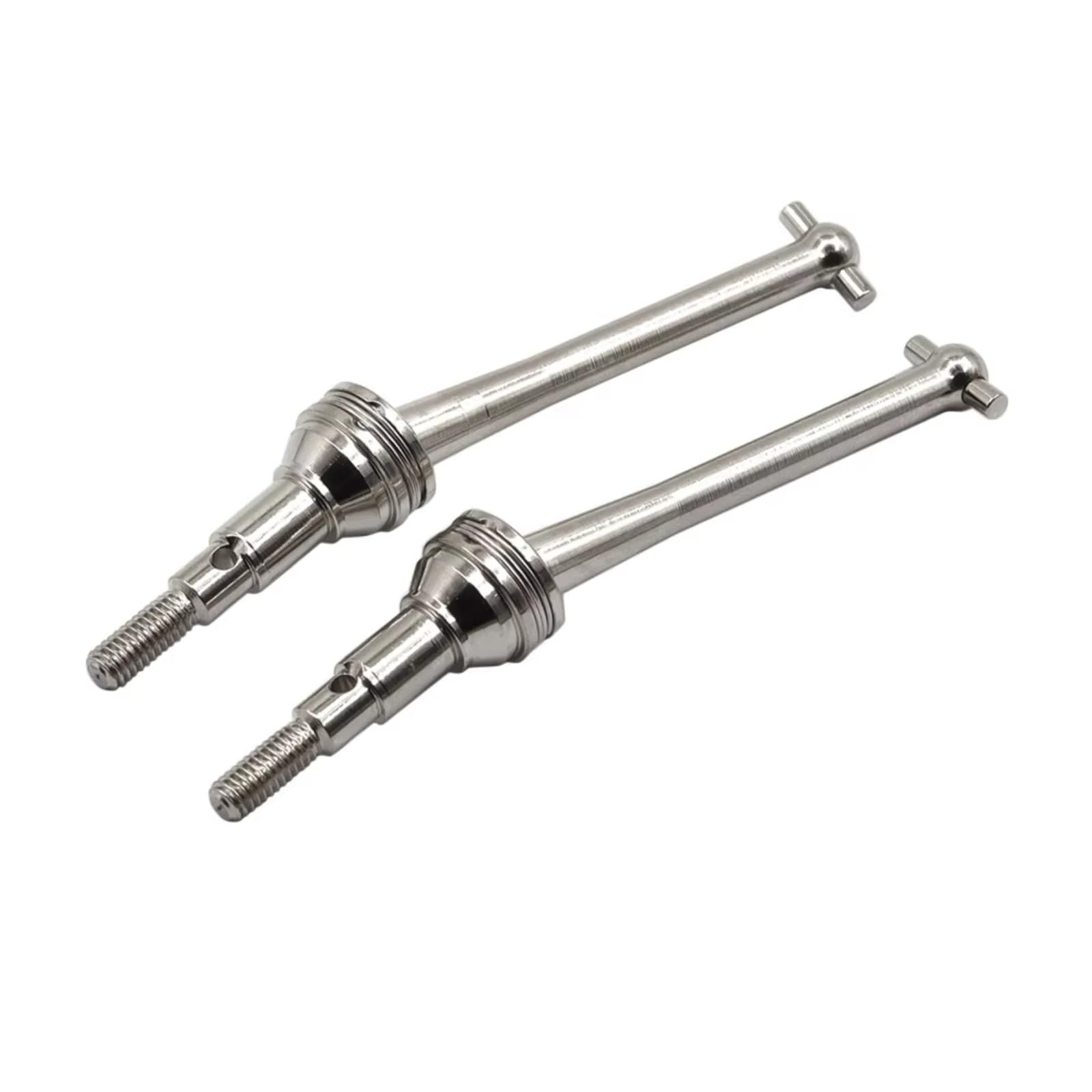 JVRWSC RC Auto Antriebswelle Kompatibel Mit MJX Für Hyper Go 16207 16208 16209 16210 H16 14209 14210 RC-Auto-Upgrade-Teile Zubehör 2 Stück Metall-Antriebswelle CVD(Silver) von JVRWSC