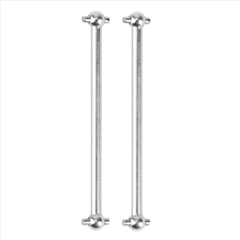 JVRWSC RC Auto Antriebswelle Kompatibel Mit Remo Für Hobby Smax 1621 1625 1631 1635 1651 1655 1/16 RC-Auto-Tuning-Teile, 2-teilige Metallantriebswelle, Hundeknochen M5367 von JVRWSC