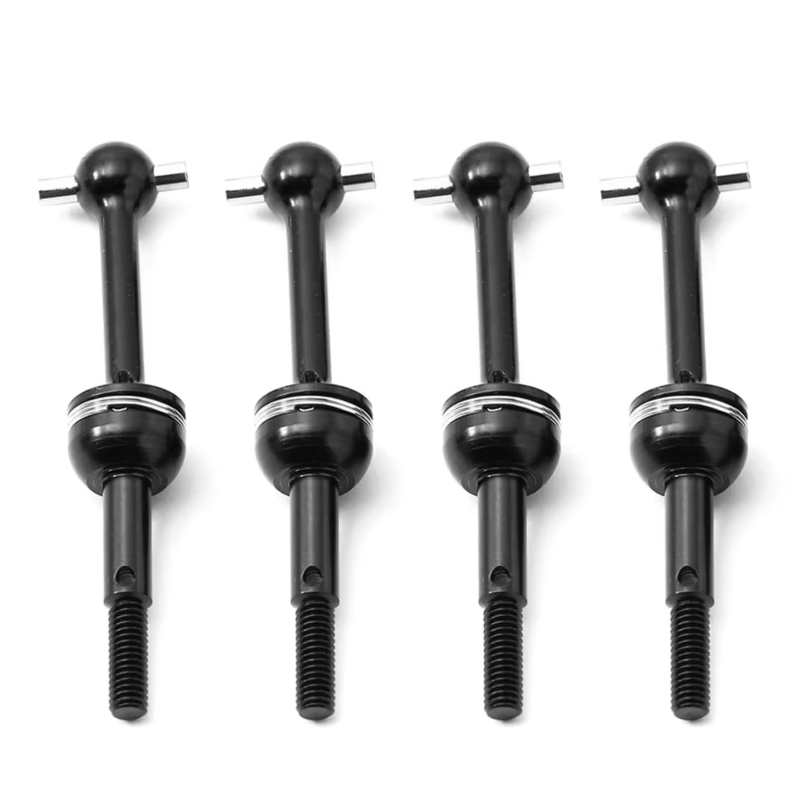 JVRWSC RC Auto Antriebswelle Kompatibel Mit Tamiya Für TT01 Für TT02 TT01D TT01E TA04 1/10 RC-Auto-Upgrade-Teile, Antriebswelle Aus Gehärtetem Stahl, CVD 53792(4pcs) von JVRWSC
