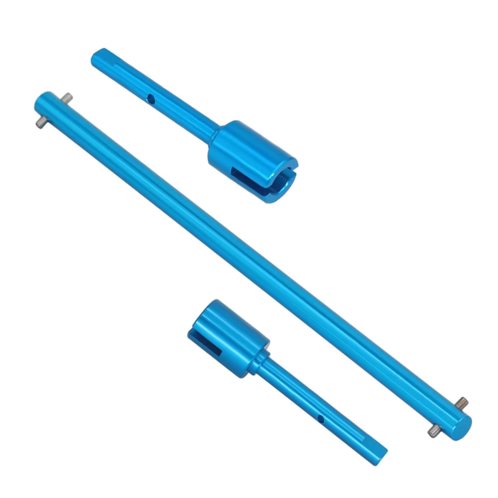 JVRWSC RC Auto Antriebswelle Kompatibel Mit Tamiya Für TT02 Für TT02B RC-Auto-Upgrade-Teile Zubehör Aluminiumlegierung Hauptantrieb Propeller Zentralantriebswelle(Blue) von JVRWSC