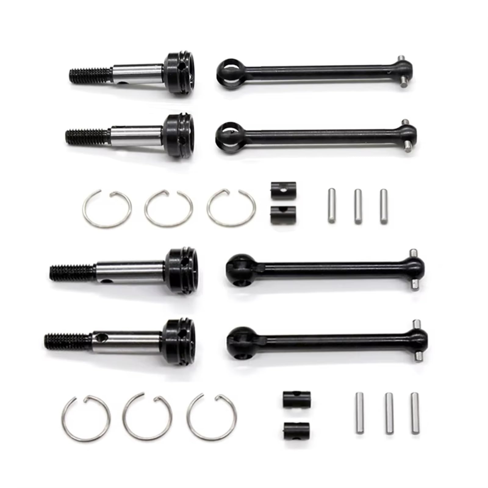 JVRWSC RC Auto Antriebswelle Kompatibel Mit Tamiya XV-01 TC-01 1/10 RC-Auto-Upgrade-Teile Zubehör Vordere Hintere Antriebswelle CVD 54515 54516 42 Mm 39 Mm(1set) von JVRWSC