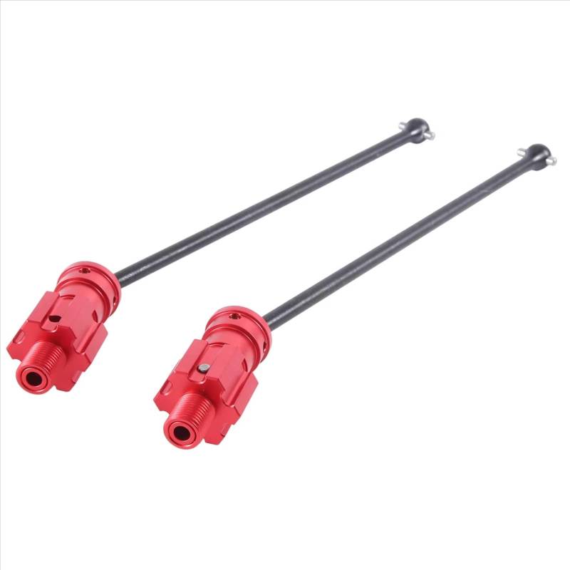 JVRWSC RC Auto Antriebswelle Kompatibel Mit Traxxas Für XRT 1/6 RC-Auto-Upgrade-Teile, Zubehör, 1 Paar Dickere Metall-Antriebswelle Vorne Hinten, Hundeknochen, CVD von JVRWSC