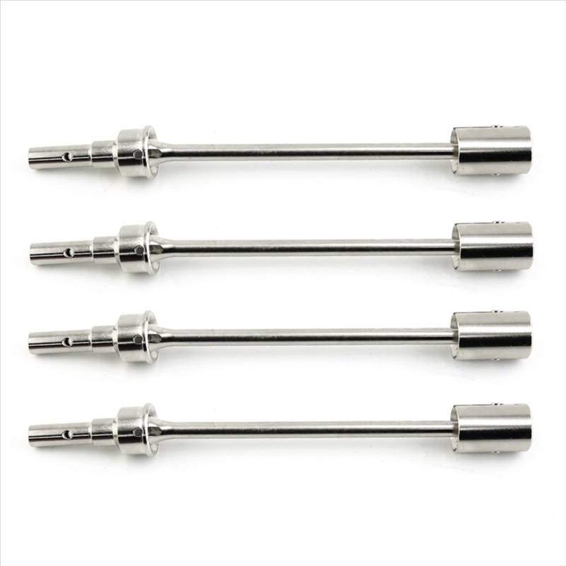 JVRWSC RC Auto Antriebswelle Kompatibel Mit VXL E-2.0 86086-4 1/10 RC-Auto-Upgrade-Teile, Ersatzzubehör, 4-teilige Stahl-Antriebswellen-Antriebstasse CVD von JVRWSC