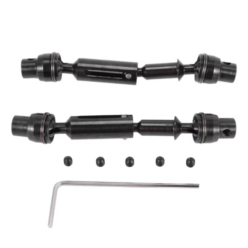 JVRWSC RC Auto Antriebswelle Kompatibel Mit WPL B36 B16 C1 C14 C24 B24 Für Henglong 1/16 RC Truck Auto-Upgrade-Teile Zubehör Metall Vorne Hinten Antriebswelle von JVRWSC