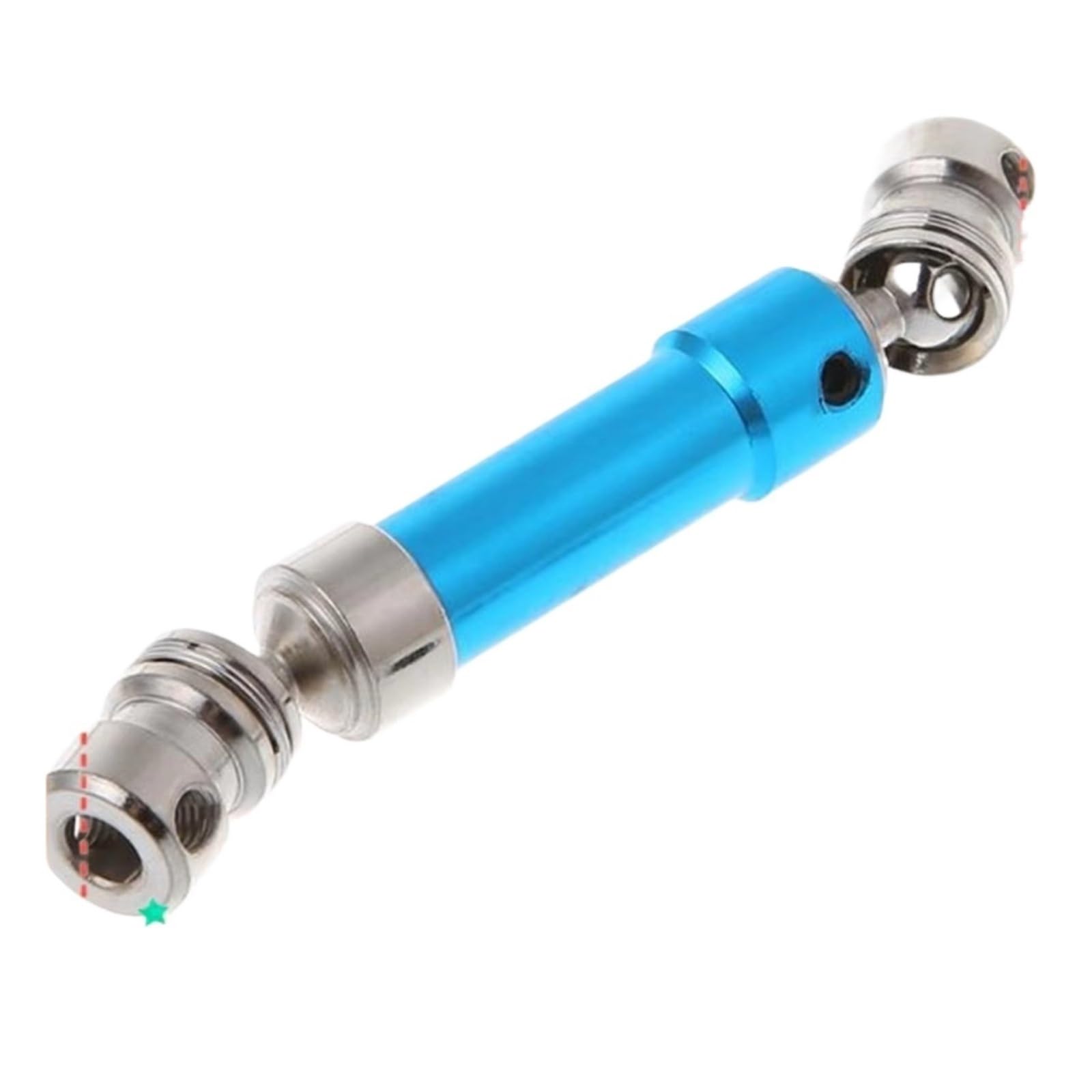JVRWSC RC Auto Antriebswelle Kompatibel Mit Wltoys 12428 12423 1/12 RC Short Course Für Wüste Für Buggy-Teile, 2 Stück Metall-Hinterrad-Antriebswelle CVD(Blue) von JVRWSC