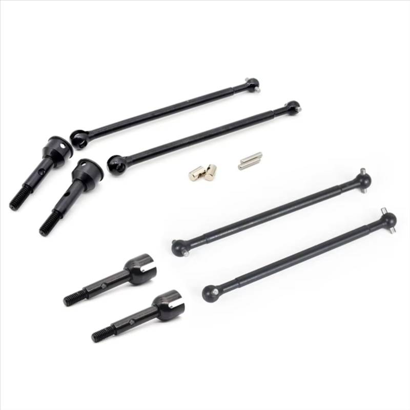 JVRWSC RC Auto Antriebswelle Kompatibel Mit ZD Für Racing DBX-10 1/10 RC-Autos, Upgrade-Teile, Ersatzzubehör, Metall, Vorne Und Hinten, Antriebswelle CVD von JVRWSC