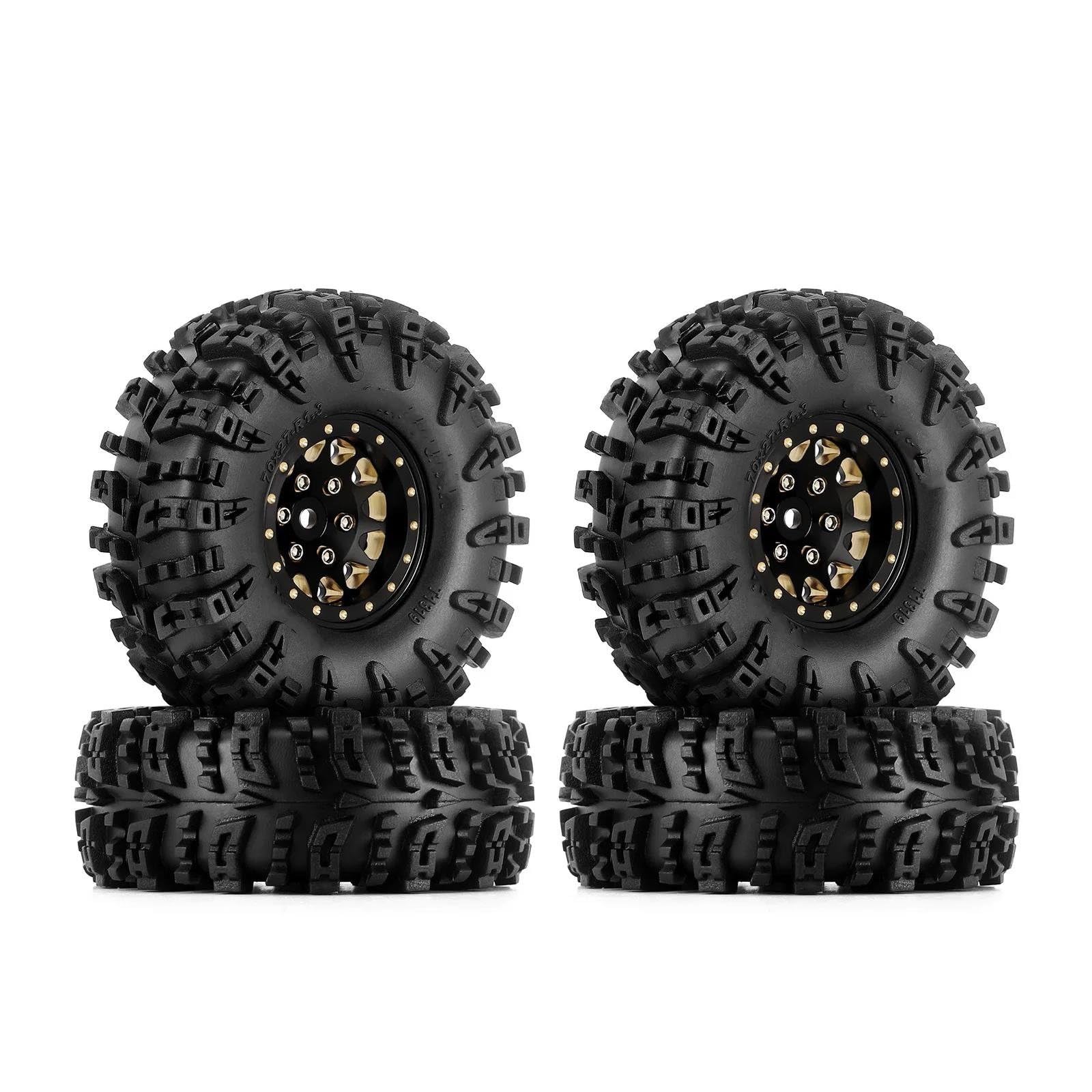 JVRWSC RC Autoreifen Felge Kompatibel Mit 1/18 1/24 RC Crawler Car 87g Swamp Claw 70 * 27mm 1,3" Rad Reifen Set RC Reifen Ersatz Zubehör RC Reifen Ersatzteile JVRWSC RC Autoreifen Felge Kompatibel Mit 1/18 1/24 RC Crawler Car 87g Swamp Claw 70 * 27mm 1,3" Rad Reifen Set RC Reifen Ersatz Zubehör RC Reifen Ersatzteile von JVRWSC