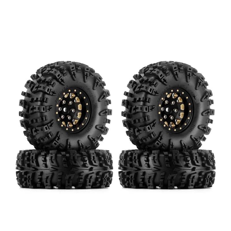 JVRWSC RC Autoreifen Felge Kompatibel Mit 1/18 1/24 RC Crawler Car 87g Swamp Claw 70 * 27mm 1,3" Rad Reifen Set RC Reifen Ersatz Zubehör RC Reifen Ersatzteile von JVRWSC