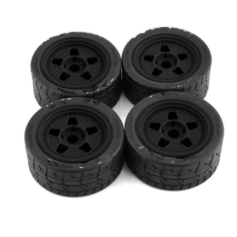 JVRWSC RC Autoreifen Felge Kompatibel Mit ARRMA Für ZD Für Racing EX07 1/7 4WD Bürstenloses RC-Auto 8585 4 Stück 109 Mm RC-Reifen Rad 17 Mm Sechskantnabe RC-Radreifen von JVRWSC