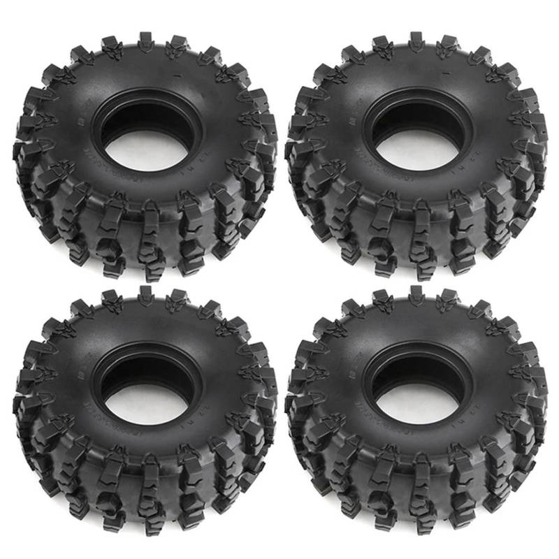 JVRWSC RC Autoreifen Felge Kompatibel Mit Axial Für SCX10 90046 AXI03007 D90 Für Traxxas TRX-4 150 * 58MM 2,2 Zoll Reifen Übergroße Gummireifen Für 1:10 RC Auto von JVRWSC
