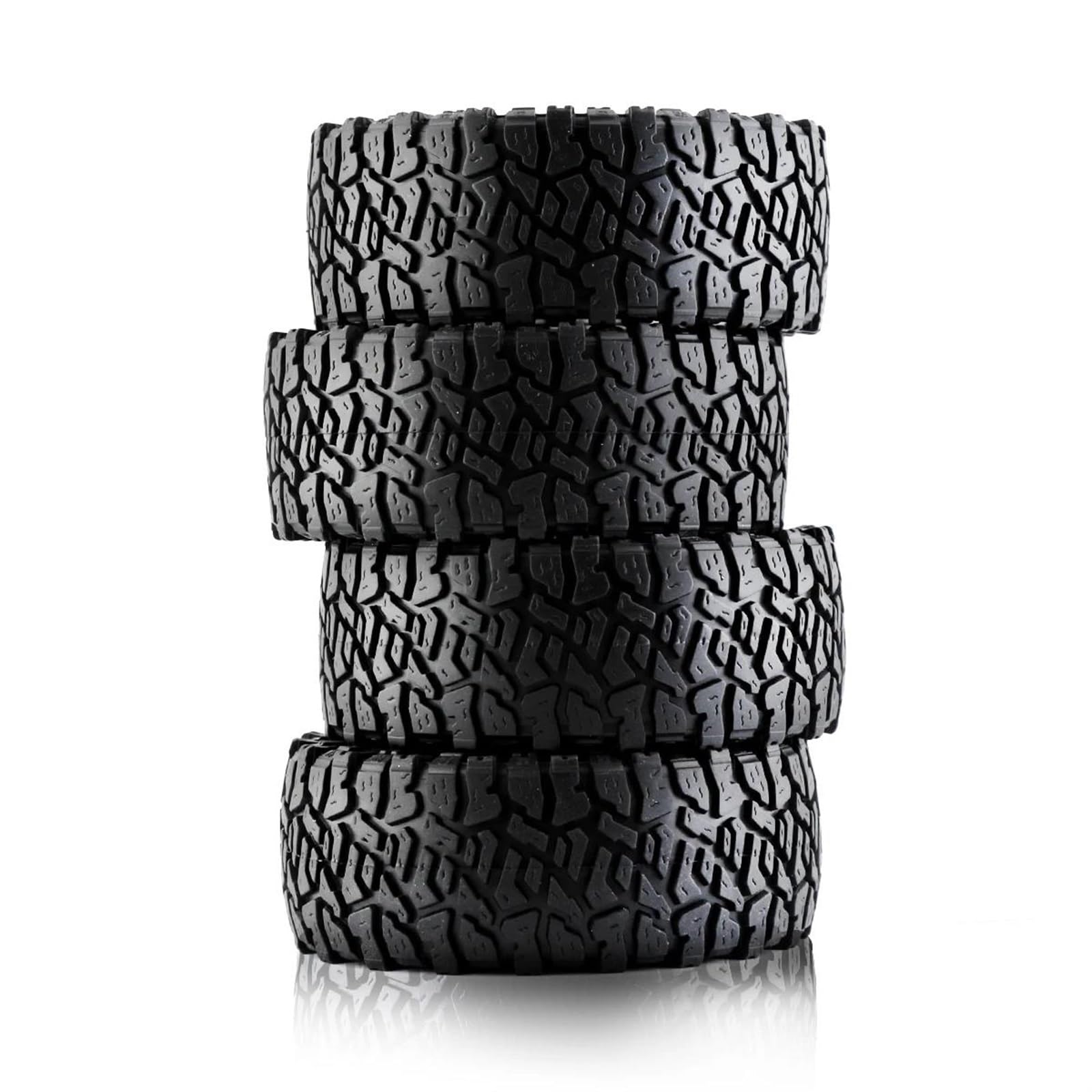JVRWSC RC Autoreifen Felge Kompatibel Mit Axial Für SCX10 90046 AXI03007 TRX4 Redcat Gen8 4PCS 120MM 1,9" Rubber Rock Tires Radreifen Für 1:10 RC Crawler Car JVRWSC RC Autoreifen Felge Kompatibel Mit Axial Für SCX10 90046 AXI03007 TRX4 Redcat Gen8 4PCS 120MM 1,9" Rubber Rock Tires Radreifen Für 1:10 RC Crawler Car von JVRWSC