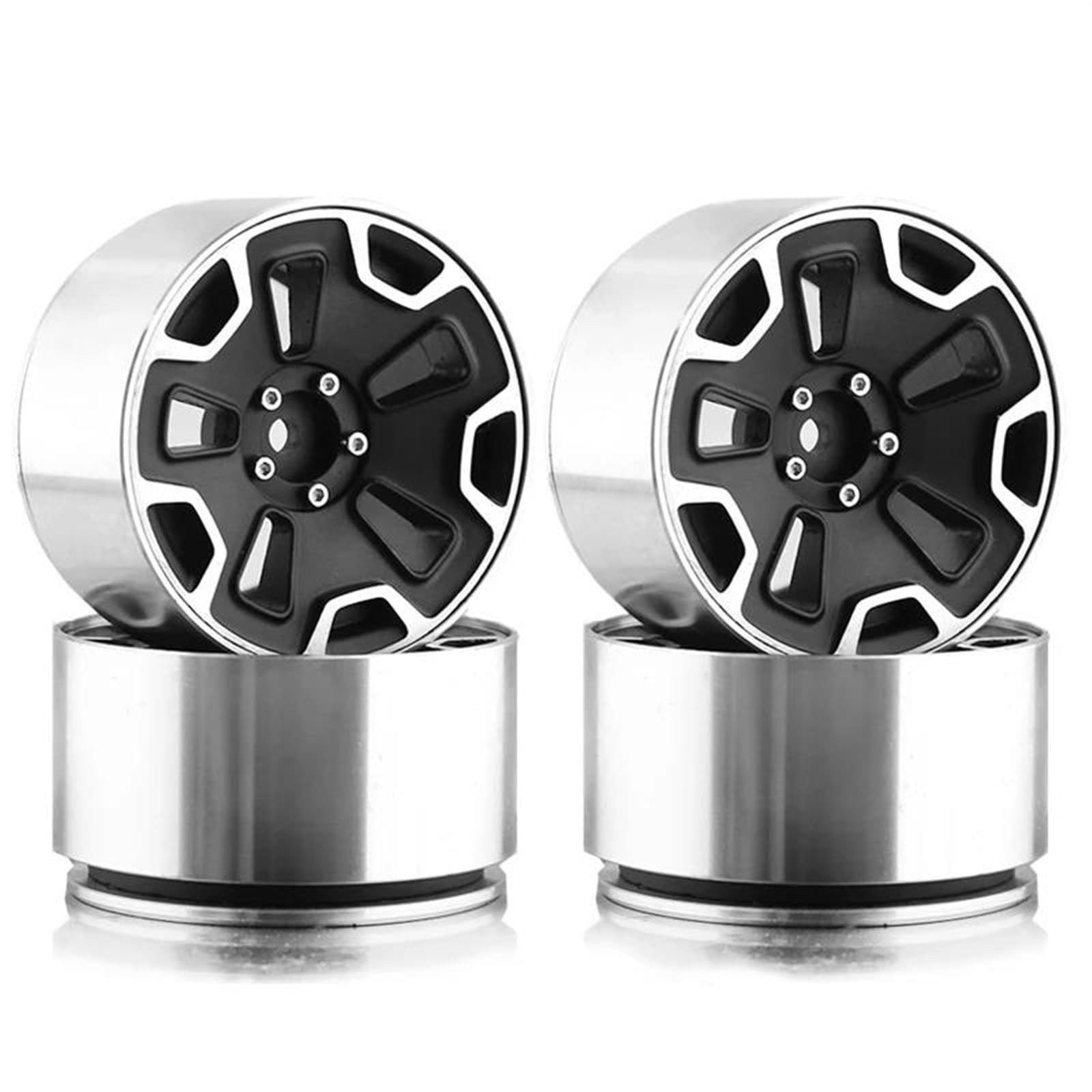 JVRWSC RC Autoreifen Felge Kompatibel Mit Axial Für SCX10 90046 TRX4 Redcat Gen8 4PCS CNC Aluminium 1,9" Beadlock Felgennabe Für 1/10 RC Crawler Auto Rc Autoteile JVRWSC RC Autoreifen Felge Kompatibel Mit Axial Für SCX10 90046 TRX4 Redcat Gen8 4PCS CNC Aluminium 1,9" Beadlock Felgennabe Für 1/10 RC Crawler Auto Rc Autoteile von JVRWSC