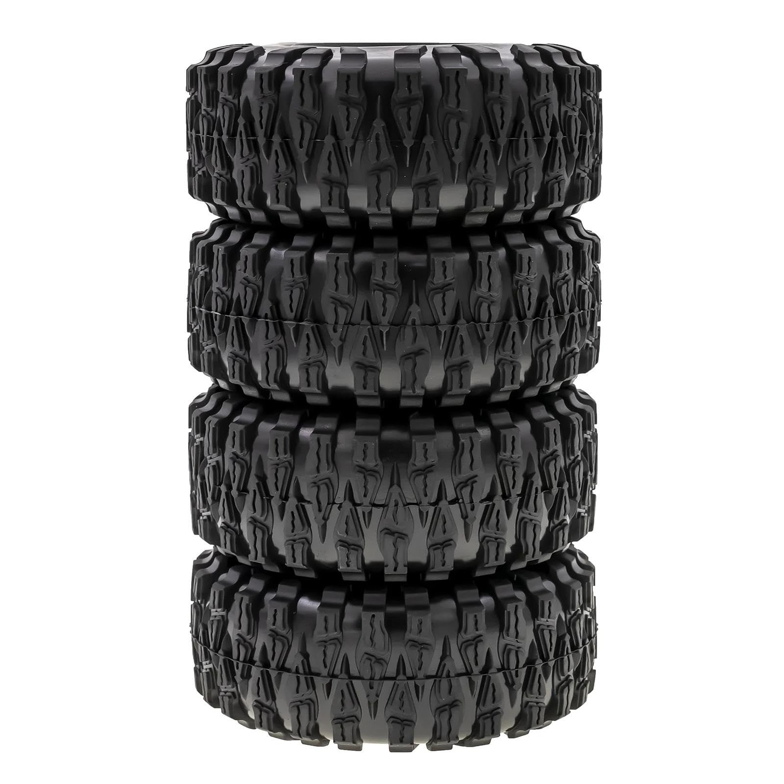 JVRWSC RC Autoreifen Felge Kompatibel Mit Axial Für SCX10 SCX10 II 90046 90047 TRX-4 TRX4 2.2 Gummischlamm-Grappler-Reifen 120 * 46MM Für 1:10 RC Rock Crawler JVRWSC RC Autoreifen Felge Kompatibel Mit Axial Für SCX10 SCX10 II 90046 90047 TRX-4 TRX4 2.2 Gummischlamm-Grappler-Reifen 120 * 46MM Für 1:10 RC Rock Crawler von JVRWSC