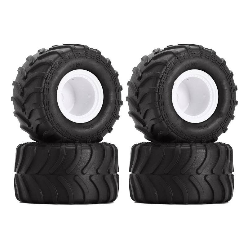 JVRWSC RC Autoreifen Felge Kompatibel Mit Axial Für SCX24 FMS FCX24 AX24 1/24 RC Crawler Auto LKW Felge Reifen Set 4PCS 70 * 38mm RC Reifen Ersatzteile(Color1) von JVRWSC