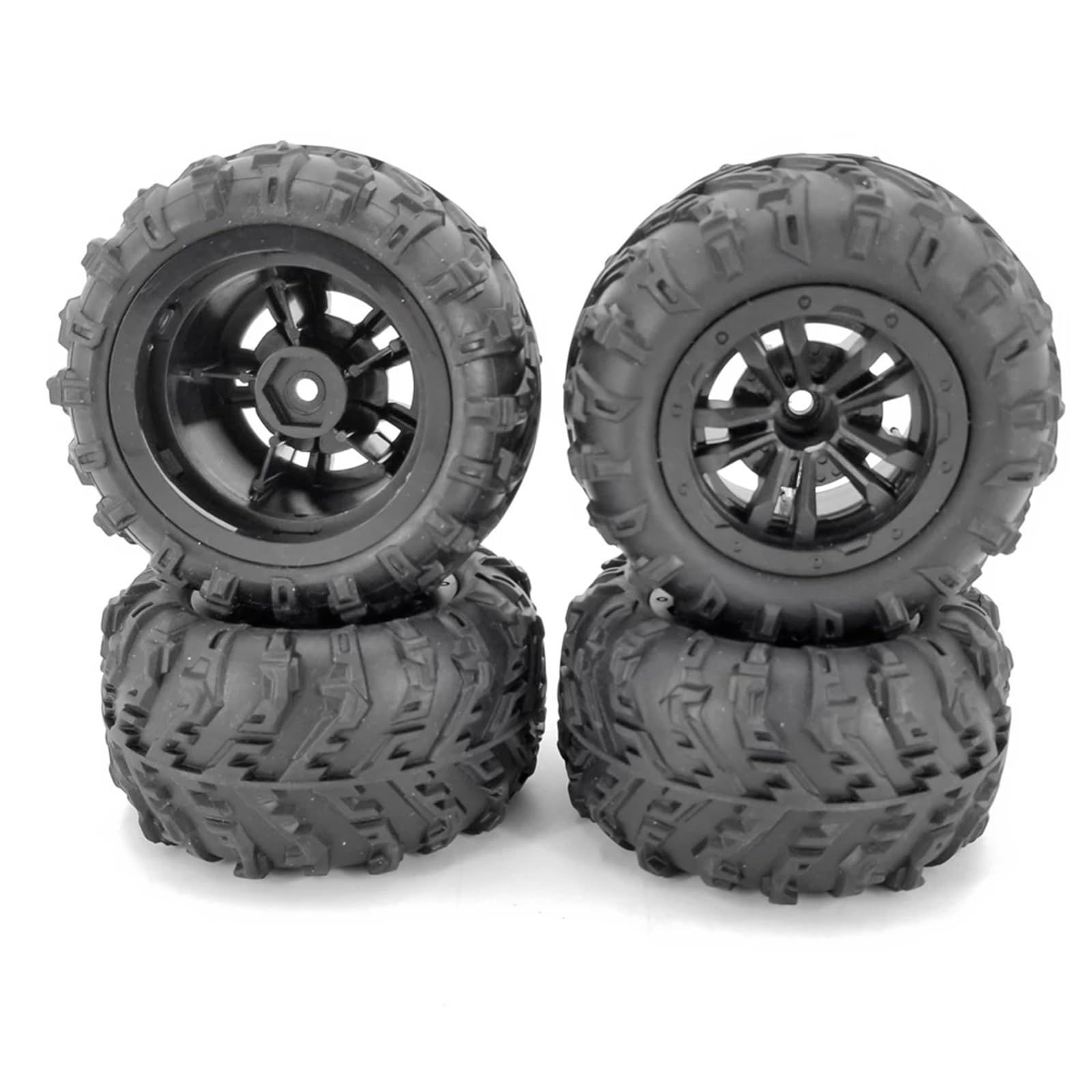 JVRWSC RC Autoreifen Felge Kompatibel Mit HBX 16889 Für WLtoys 124016/124017 Für Truggy Truck Mit 12 Mm Metall-Sechskant-Offroad-Rad, 4 Stück Gummi-Winterreifen JVRWSC RC Autoreifen Felge Kompatibel Mit HBX 16889 Für WLtoys 124016/124017 Für Truggy Truck Mit 12 Mm Metall-Sechskant-Offroad-Rad, 4 Stück Gummi-Winterreifen von JVRWSC