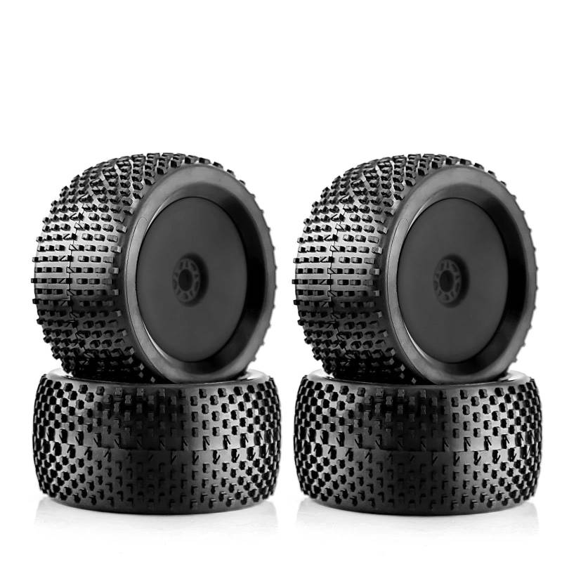 JVRWSC RC Autoreifen Felge Kompatibel Mit HPI Für HSP Für Bazooka Für Camper 140 Mm Off-Road-Buggy-Reifen Rad 17 Mm Sechskantnaben Für 1/8 RC Für Rennwagen 4WD RC-Reifen(Color1) von JVRWSC