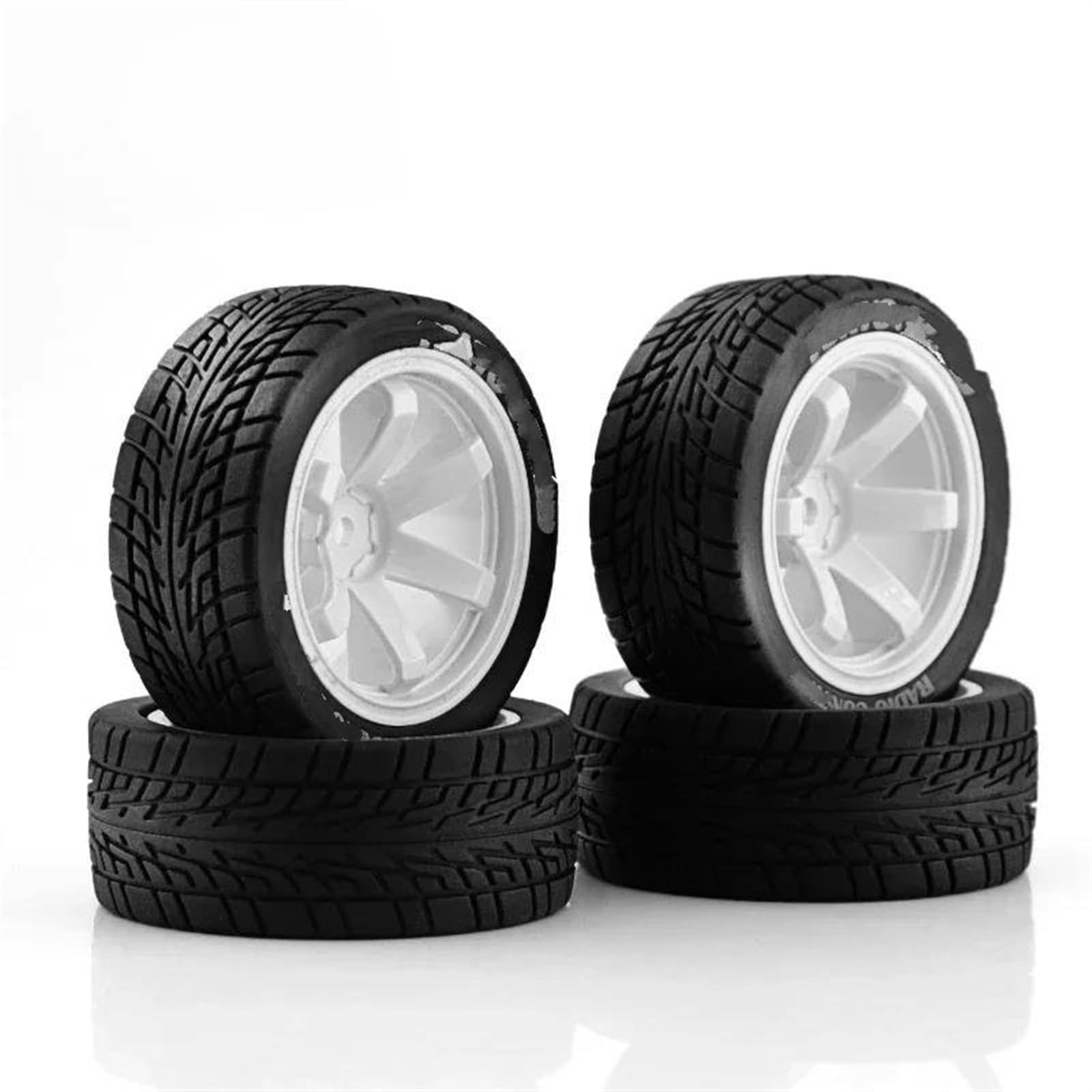 JVRWSC RC Autoreifen Felge Kompatibel Mit HPI Für KYOSHO Für Tamiya XV02 XV01 TA06 TT01 TT02 PTG2 1/10 RC Rally Räder Reifen Straßenauto Gummireifen 12mm Sechskant JVRWSC RC Autoreifen Felge Kompatibel Mit HPI Für KYOSHO Für Tamiya XV02 XV01 TA06 TT01 TT02 PTG2 1/10 RC Rally Räder Reifen Straßenauto Gummireifen 12mm Sechskant von JVRWSC