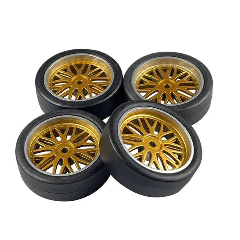 JVRWSC RC Autoreifen Felge Kompatibel Mit LDRC AE86 1/18 RC Upgrade Teile Zubehör RC Drift Reifen Rad Reifen RC Drift Reifen Kunststoff RC Drift Reifen 32 Mm von JVRWSC
