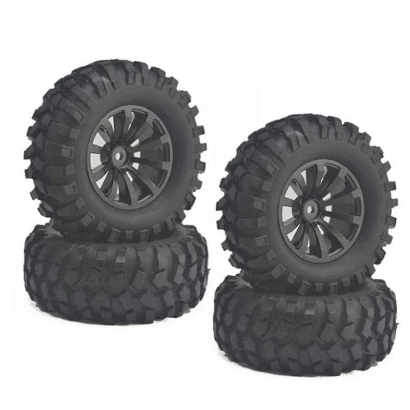 JVRWSC RC Autoreifen Felge Kompatibel Mit SCX10 RC Telecontrol-Modellautoreifen, Simulierter Gravel-Reifen, 1,9-Zoll-Reifen, 108-mm-Rad, 12-mm-Sechskantnabe, RC-Autoreifen(B) von JVRWSC