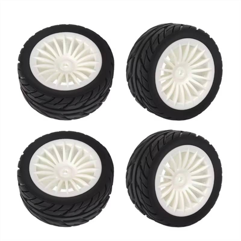 JVRWSC RC Autoreifen Felge Kompatibel Mit SG1603 Für SG1604 SG 1603 Für UDIRC UD1601 UD1602 UD1603 UD1604 1/16 RC Auto Upgrades Teile 4 Stück Gummireifen Reifen Rad von JVRWSC