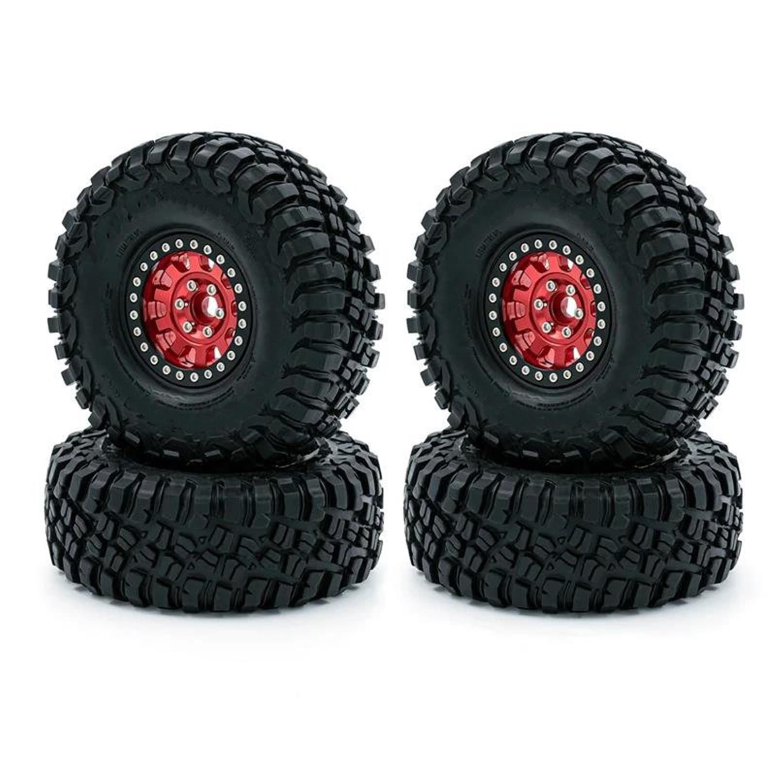 JVRWSC RC Autoreifen Felge Kompatibel Mit TRX4 Für Axial SCX10 III 90046 AXI03007 AXI03003 Kit 4PCS 1,9 Zoll RC Crawler Gummireifen Mit Metallfelge Für 1/10 RC Car JVRWSC RC Autoreifen Felge Kompatibel Mit TRX4 Für Axial SCX10 III 90046 AXI03007 AXI03003 Kit 4PCS 1,9 Zoll RC Crawler Gummireifen Mit Metallfelge Für 1/10 RC Car von JVRWSC