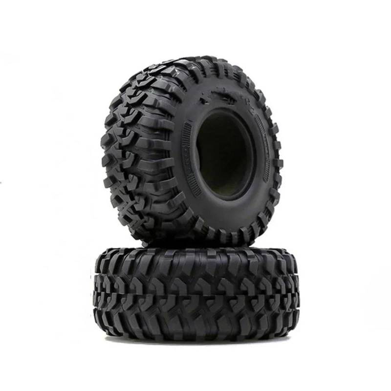 JVRWSC RC Autoreifen Felge Kompatibel Mit Trxs Für Trx4 Für Axial SCX10 90047 D90 D110 TF2 RR10 130 Mm 2,2 Zoll Gummifelsenreifen Reifen Für 1:10 RC Rock Crawler(2pcs) von JVRWSC