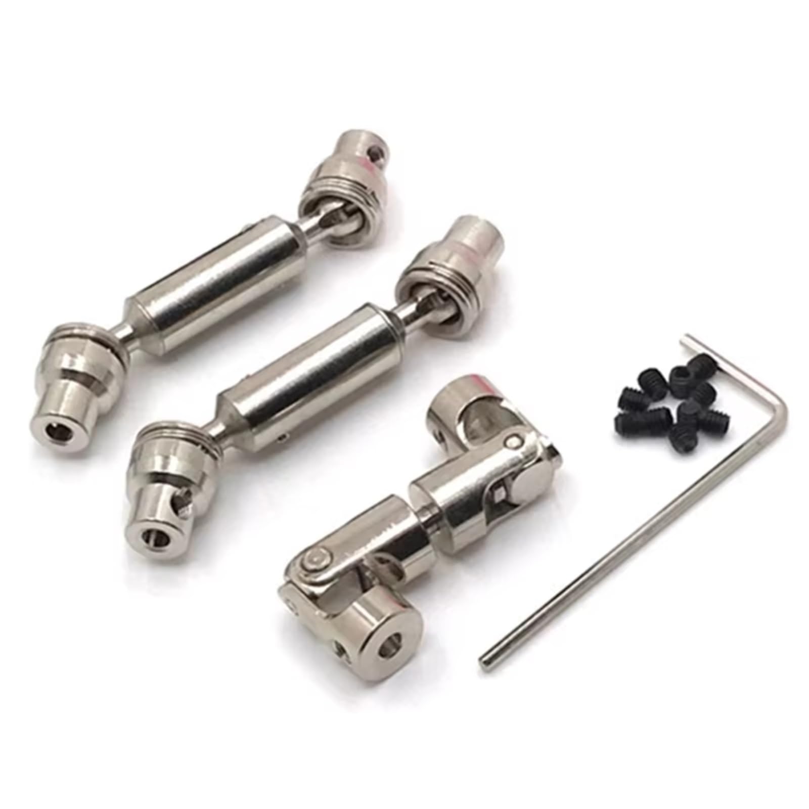 Kompatibel Mit WPL B16 B36 Für JJRC Q60 Q63 Q64 MN77 FY004 6WD 6X6 1/16 RC Auto Upgrade Teile 3Pcs Metall Antriebswelle RC Spielzeugautoteile Kompatibel Mit WPL B16 B36 Für JJRC Q60 Q63 Q64 MN77 FY004 6WD 6X6 1/16 RC Auto Upgrade Teile 3Pcs Metall Antriebswelle RC Spielzeugautoteile von JVRWSC