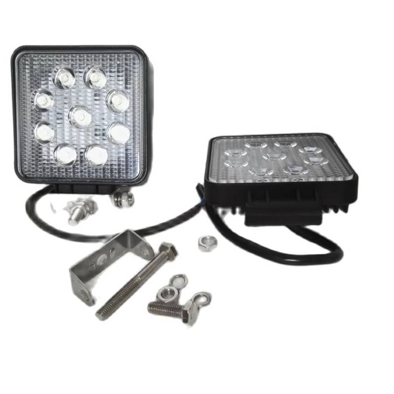 JWDAWN 2 Stück DC12–80 V 12 V 24 V 36 V 48 V 60 V 72 V 80 V LED-Leuchten Lampe Elektrofahrzeug Gabelstapler Scheinwerfer Scheinwerfer Golfwagen Camper Blinklicht Pallert Truck Pallet Truck Car von JWDAWN