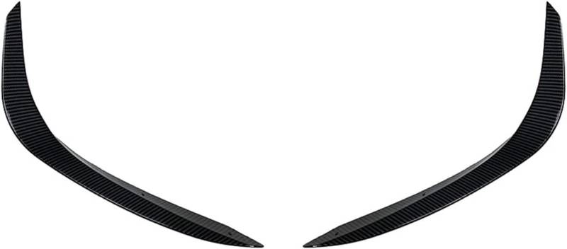 Auto Frontstoßstange Spoiler Für Mercedes Benz CClass W206 C200 C260 AMG 2022-2024 Lippenspoiler Air Knife Lippensplitter Ersatz Zubehör Aerodynamische,Lower Wind Knife-Carbon Fiber Look von JWOZQ