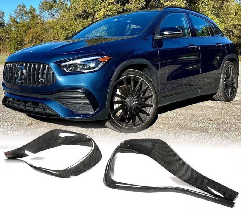 Auto Frontstoßstange Spoiler Für Mercedes Benz GLE Class H247 GLA250 GLA35 GLA45 AMG 4Door 2020-2023 Lippenspoiler Air Knife Lippensplitter Ersatz Zubehör Aerodynamische von JWOZQ