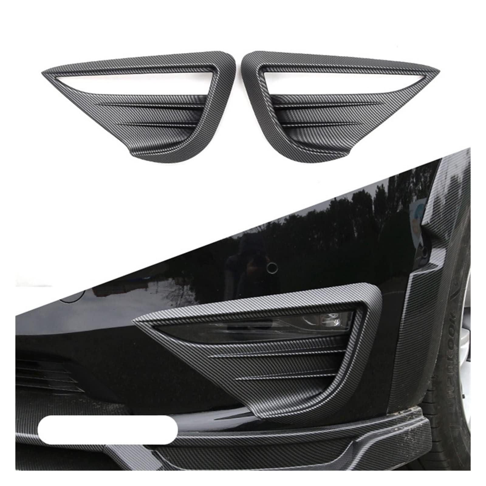Auto Frontstoßstange Spoiler Für Tesla 2021-2022 Model Y Lippenspoiler Air Knife Lippensplitter Ersatz Zubehör Aerodynamische,Matte Carbon Auto Frontstoßstange Spoiler Für Tesla 2021-2022 Model Y Lippenspoiler Air Knife Lippensplitter Ersatz Zubehör Aerodynamische,Matte Carbon von JWOZQ