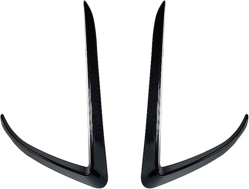 Auto Frontstoßstange Spoiler Für Tesla Model 3 Y 2017-2022 Lippenspoiler Air Knife Lippensplitter Ersatz Zubehör Aerodynamische,Model 3 Carbon Fiber Look von JWOZQ