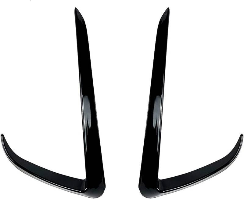 Auto Frontstoßstange Spoiler Für Tesla Model 3 Y 2017-2022 Lippenspoiler Air Knife Lippensplitter Ersatz Zubehör Aerodynamische,Model Y Glossy Black von JWOZQ