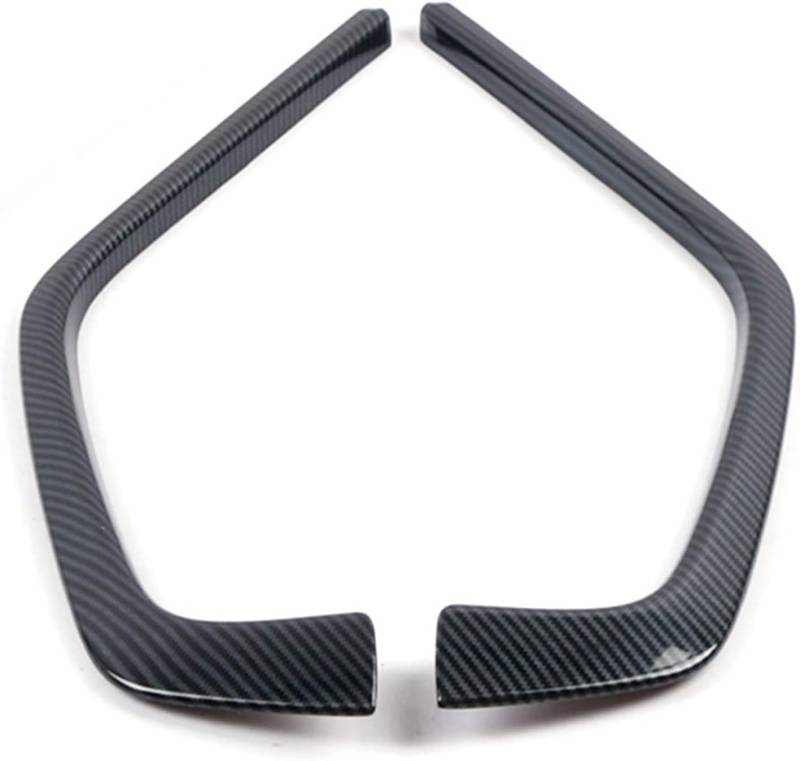 Auto Frontstoßstange Spoiler Für Toyota RAV4 RAV 4 2019 2020 2021 Lippenspoiler Air Knife Lippensplitter Ersatz Zubehör Aerodynamische,Carbon Fiber Look von JWOZQ