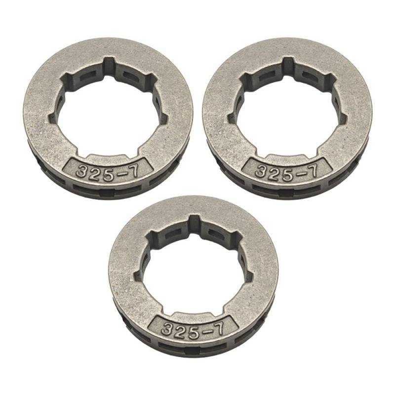 3 teile/los 325 "7 T Zahn Kleine 7 Spline Felge Kettenrad Fit for 55 51 50 154 254 340 345 346XP 350 351 353 357 359 Kettensäge von JWRMZX