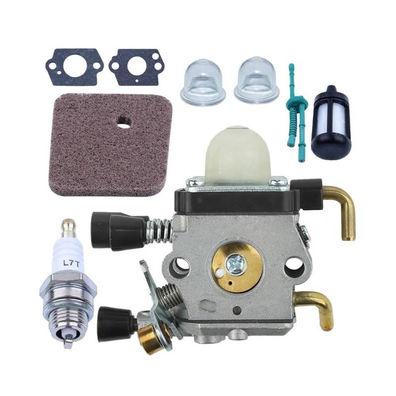 Vergaser-Luftfilter-Kit passend for FS75 FS80 FS85 FC75 FC85 HL75 HT70 HT75 SP85, ersetzt 4140 120 0619 von JWRMZX