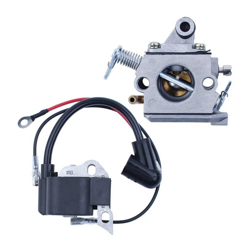 Zündspule Vergaser Fit for Kettensäge MS170 MS180 MS170C MS180C for C1Q-S57A 1130 120 0603 124 0800 von JWRMZX