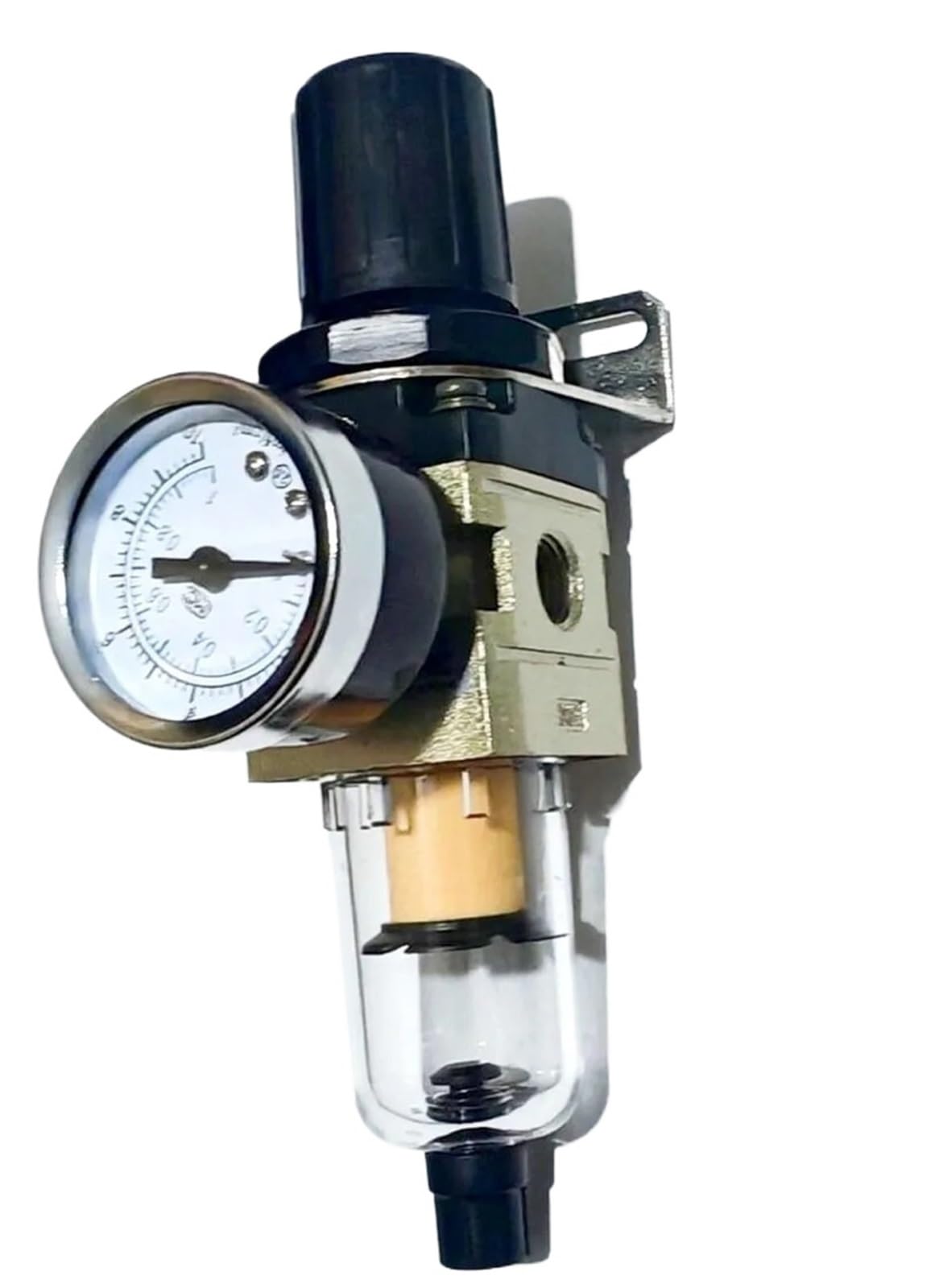 1 Stück AW2000-02 Pneumatischer 1/4 BSPT Luftfilter-Druckregler-Kombination Huckepack, Druckluftwerkzeug-Kompressorfilter mit Manometer 1 Stück AW2000-02 Pneumatischer 1/4 BSPT Luftfilter-Druckregler-Kombination Huckepack, Druckluftwerkzeug-Kompressorfilter mit Manometer von JXCHSWOU