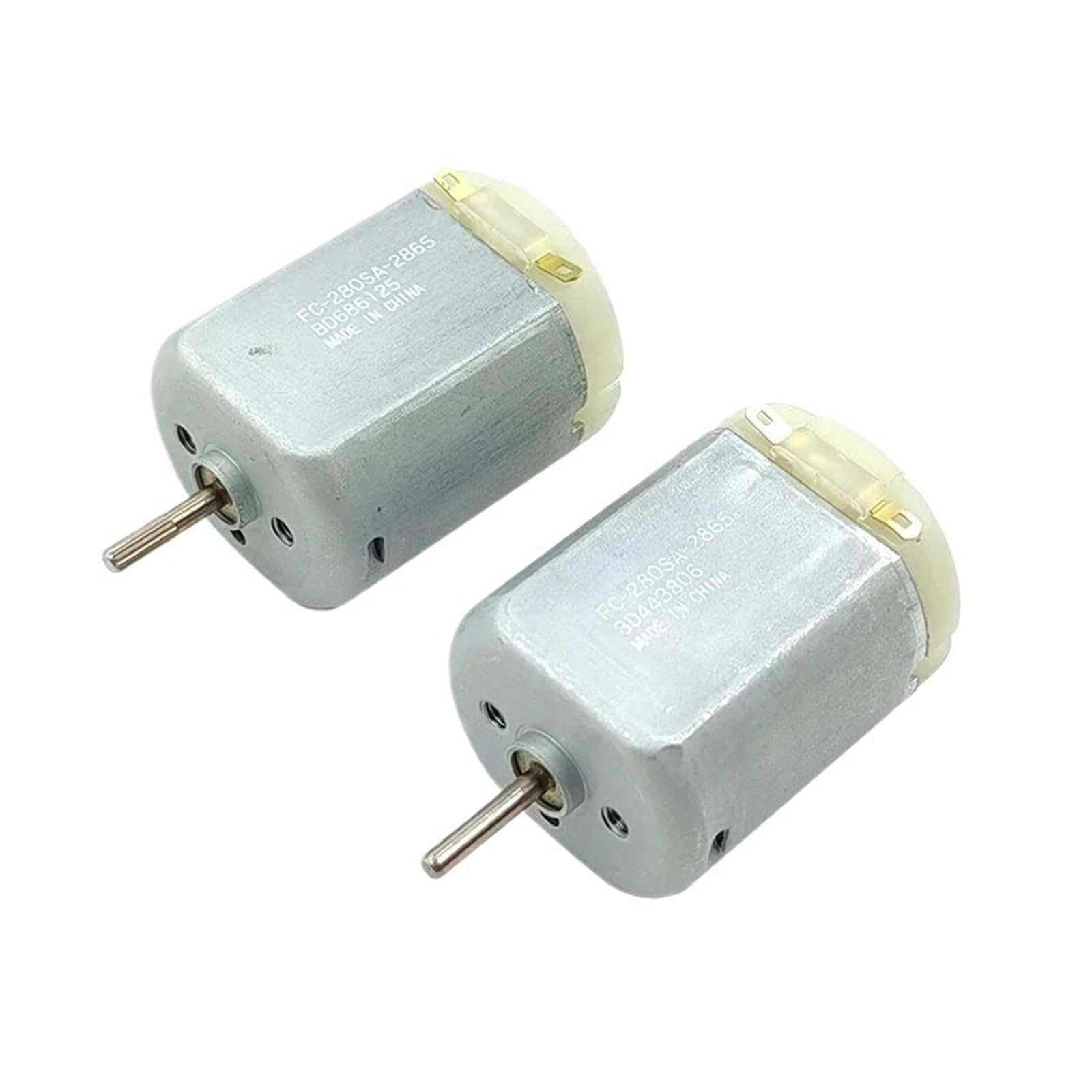 1 Stück FC-280SA-2865 Mini 280 Motor DC3V 5V 6V 9V 23500RPM Hochgeschwindigkeits-Keilwellen-/Rundwellen-Kohlebürsten-Mikromotor mit 24 mm(Model B) von JXCHSWOU