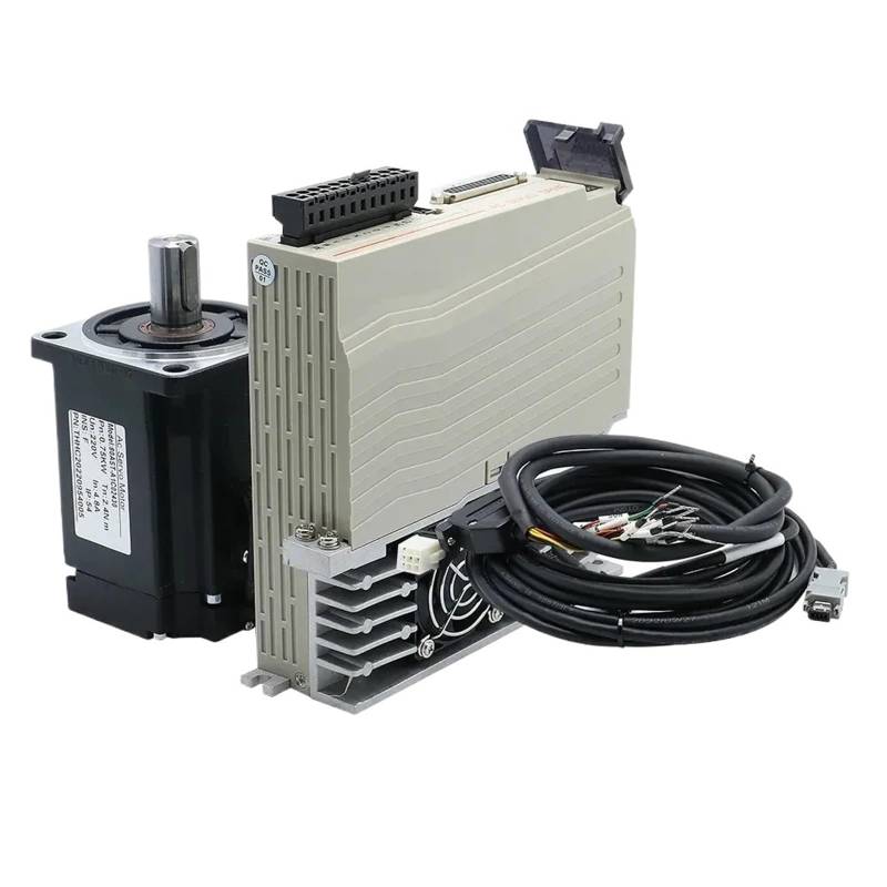 1PC 80AST 1000W 3,8N 220V AC Servo Motor KIT mit magnetischem 17bit Absolute Encoder + T3D-20A Treiber for Graveur(1000W with brake) von JXCHSWOU