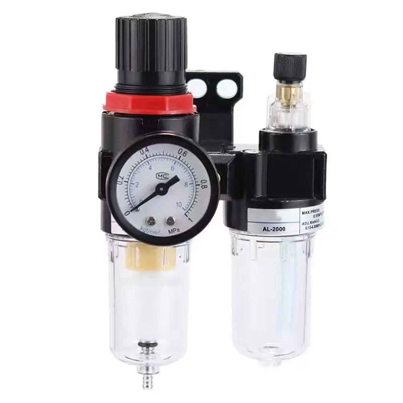 1pc AFC2000 G1/4 Luftkompressor Öl- und Wasserabscheider Luftfilter wird verwendet, um den Druck zu reduzieren Ventil AFR2000 + AL2000 1pc AFC2000 G1/4 Luftkompressor Öl- und Wasserabscheider Luftfilter wird verwendet, um den Druck zu reduzieren Ventil AFR2000 + AL2000 von JXCHSWOU
