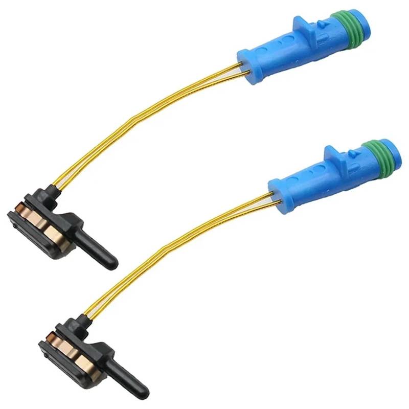 Bremsbelagverschleißsensor 2X Vorne Hinten Bremsbelag Tragen Sensor 2205400617 1695401617 /Fit for Mercedes/Fit for Benz Blau Kunststoff Auto Acesssories Bremsbelagdickensensor von JXMFKBB