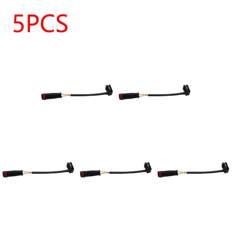 Bremsbelagverschleißsensor 3/5 stücke Vorderradbremsbelagverschleißsensor 2E0906206G Autobremsbelagsensor/Passend for Mercedes S-KLASSE W220 Sprinter 906 VIANO Autozubehör Bremsbelagdickensensor(5PC von JXMFKBB