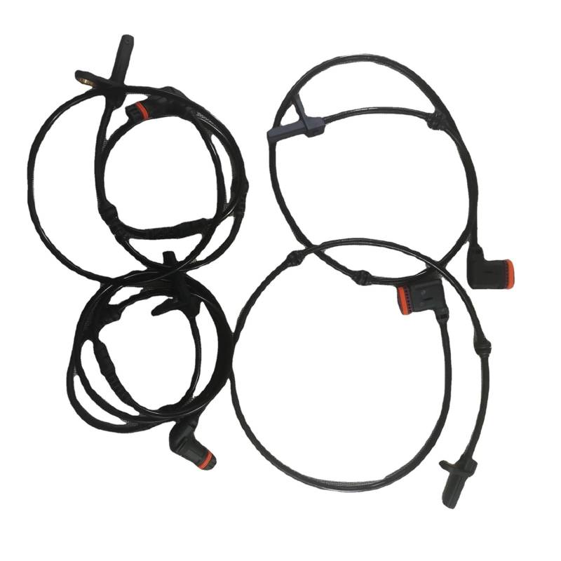 Bremsbelagverschleißsensor 4x ABS Wheel Speed Sensor Front - Rear L & R/Fit fors: 2007-2010 W216 W221 2215400317 2215400117 2219055700, 2219057100, 2ABS1020 Bremsbelagdickensensor von JXMFKBB