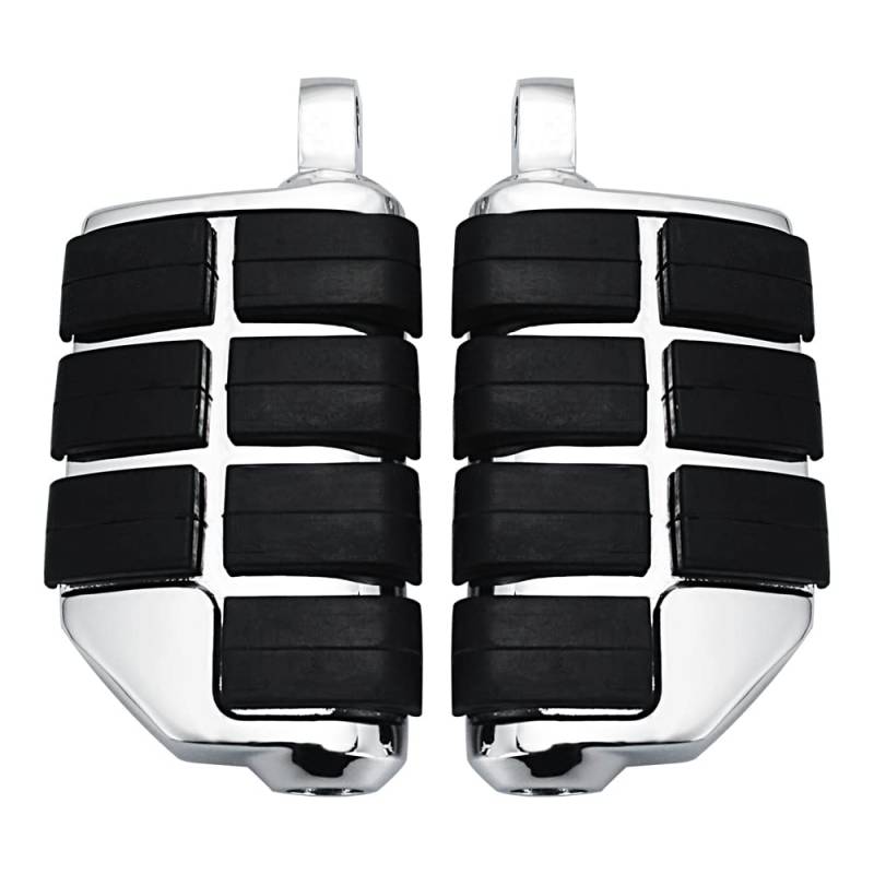 Motorrad Highway FootPegs Mount Clamp 1,25 "Highway Pegs Einstellbare Fußrasten Kurze/Fit for Harley Touring Road King Road Glide Electra Glide Street Glide Sportster Softail Short Angled Adjustable F von JXMFKBB