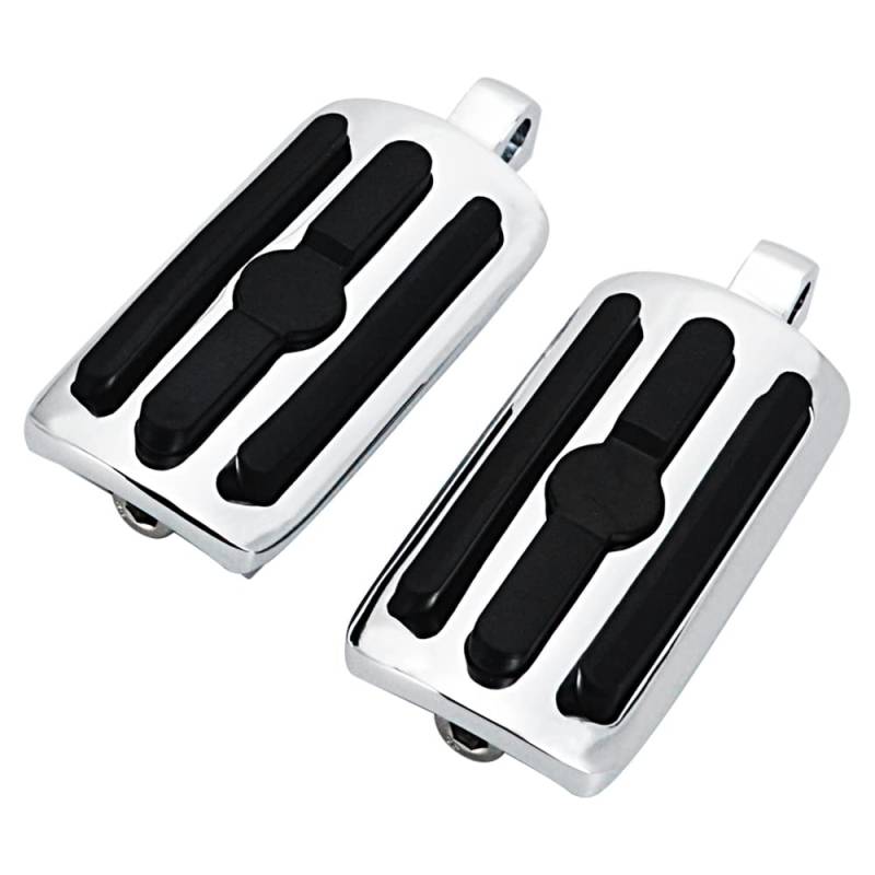 Motorrad Highway FootPegs Mount Clamp 1,25 "Highway Pegs Einstellbare Fußrasten Kurze/Fit for Harley Touring Road King Road Glide Electra Glide Street Glide Sportster Softail Short Angled Adjustable F von JXMFKBB