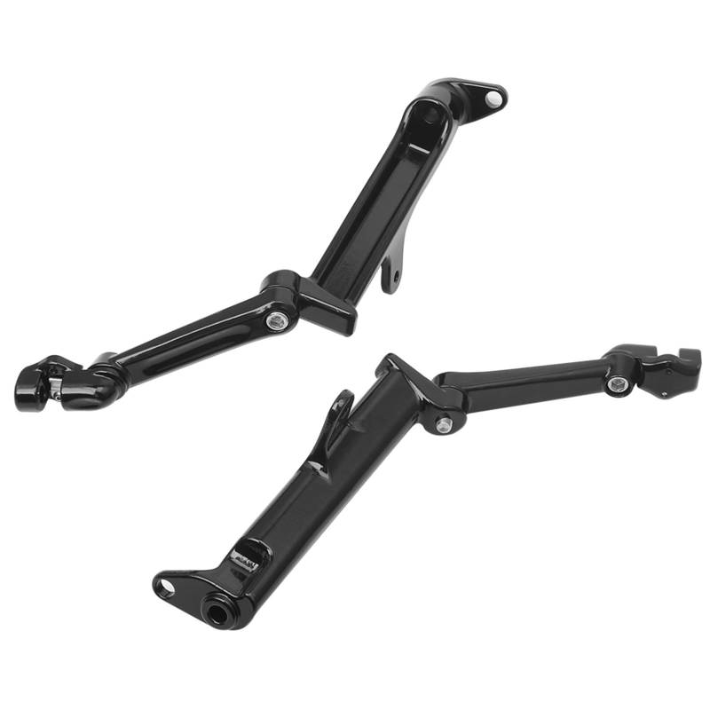 Motorrad Highway FootPegs Mount Clamp Am Motorradrahmen montierte, verstellbare Highway-Fußrastenhalterungen Short Angled Adjustable Footrest Bracket Set von JXMFKBB