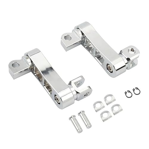 Motorrad Highway FootPegs Mount Clamp Motorrad-Beifahrer-Fußrasten-Montagesatz Highway Peg Driver Passenger Clamp Support Extensions Bracket Harley Davidson Universal Short Angled Adjustable Footrest Motorrad Highway FootPegs Mount Clamp Motorrad-Beifahrer-Fußrasten-Montagesatz Highway Peg Driver Passenger Clamp Support Extensions Bracket Harley Davidson Universal Short Angled Adjustable Footrest von JXMFKBB