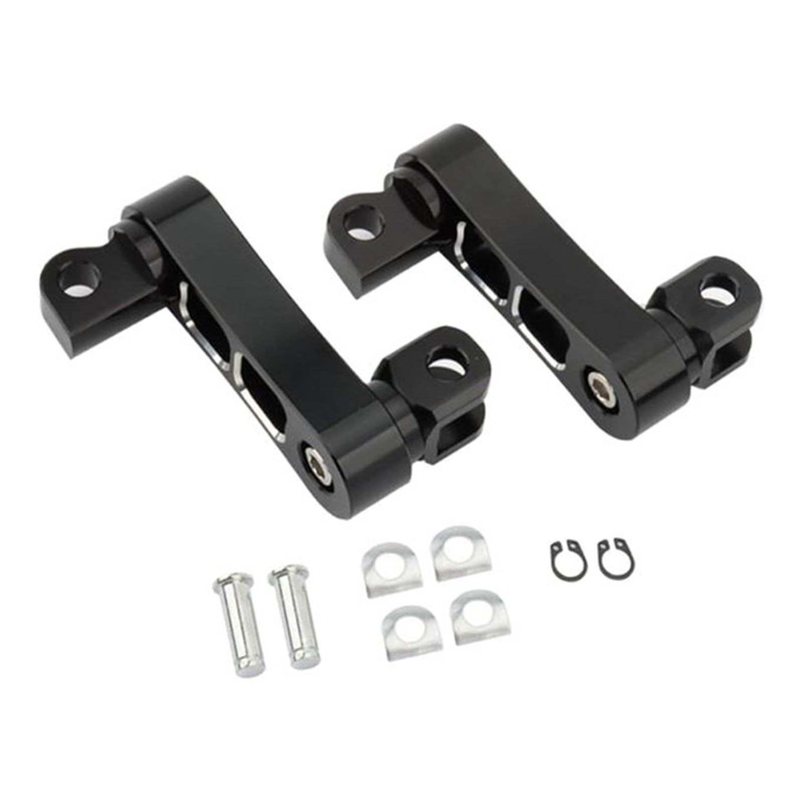 Motorrad Highway FootPegs Mount Clamp Motorrad-Beifahrer-Fußrasten-Montagesatz Highway Peg Driver Passenger Clamp Support Extensions Bracket Harley Davidson Universal Short Angled Adjustable Footrest Motorrad Highway FootPegs Mount Clamp Motorrad-Beifahrer-Fußrasten-Montagesatz Highway Peg Driver Passenger Clamp Support Extensions Bracket Harley Davidson Universal Short Angled Adjustable Footrest von JXMFKBB