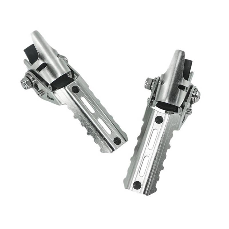 Motorrad Highway FootPegs Mount Clamp Motorrad-Fußstütze/Passend for BMW R1200GS 2013-2020 R1250GS R1200 R 1250 GS Highway Vorderfußrasten Klappfußstützen Klemmen 22-25mm Short Angled Adjustable Footr von JXMFKBB
